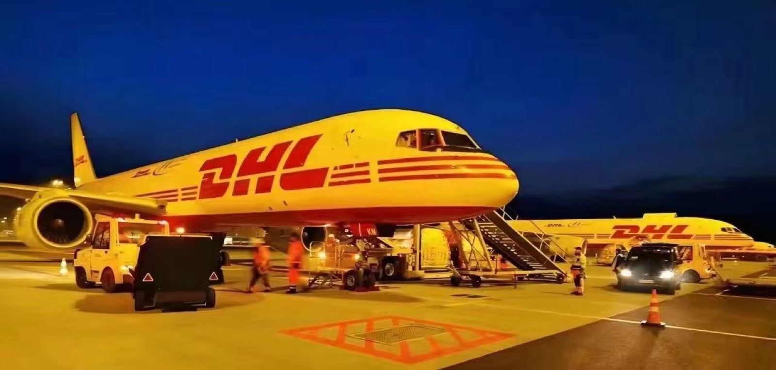 DHL cargo airplane
